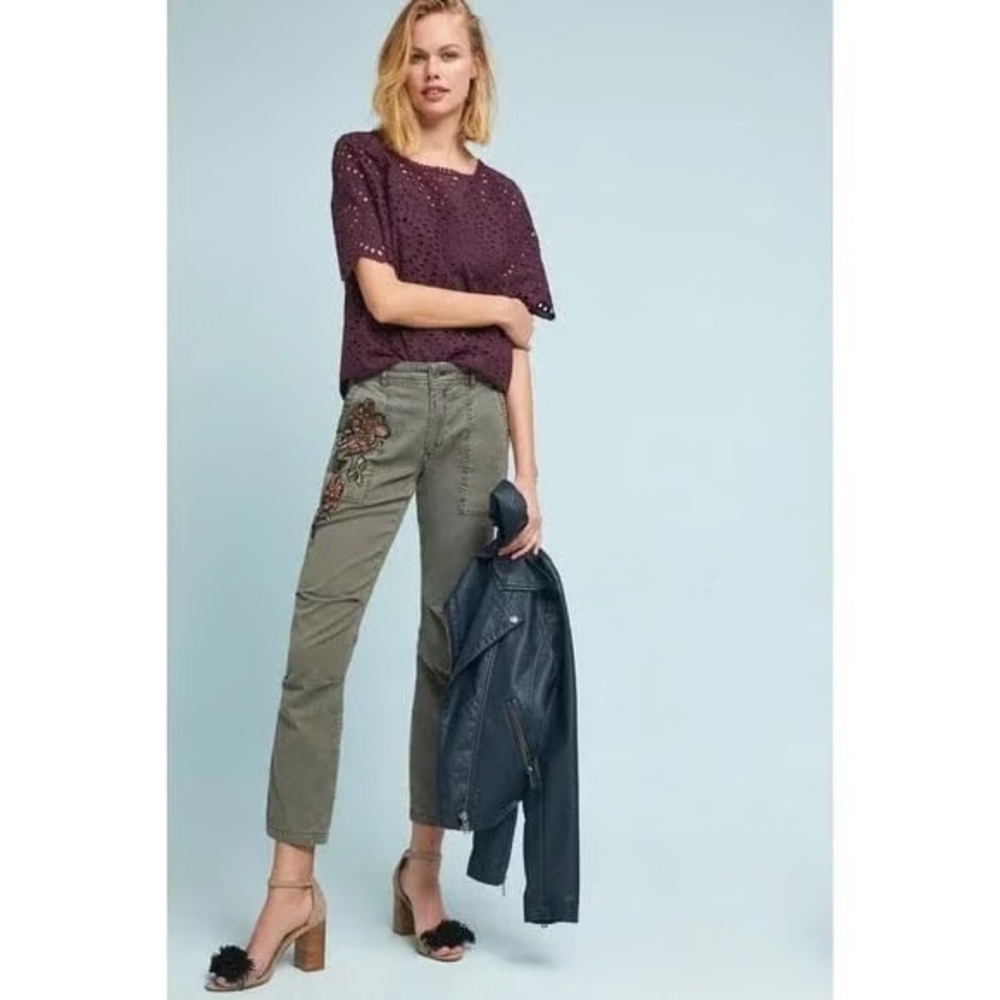 Anthropologie | The Wanderer Beaded Utility
Pant | Size 29